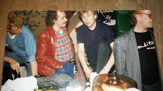 George Kooymans backstage photo May 22, 1987 Hilversum - Tagrijn